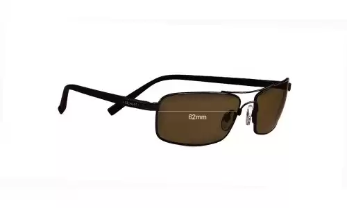 Sunglass Fix Verres de Remplacement pour Serengeti Levanto - 62mm Wide Sunglass Fix Verres de Remplacement pour Serengeti Levanto - 62mm Wide