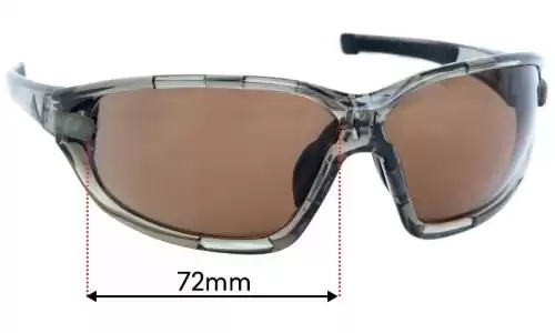 Sunglass Fix Verres de Remplacement pour Adidas AD09 Evil Eye Evo Pro L - 72mm Wide Sunglass Fix Verres de Remplacement pour Adidas AD09 Evil Eye Evo Pro L - 72mm Wide
