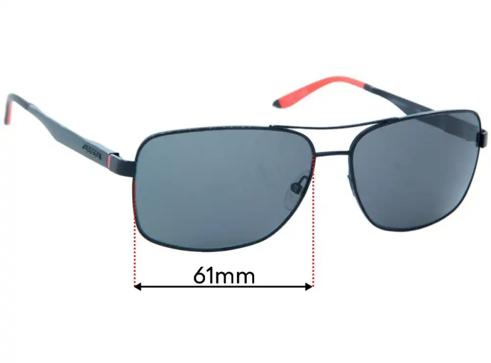Sunglass Fix Lentilles de Remplacement pour Carrera 8014/S - 61mm Wide Sunglass Fix Lentilles de Remplacement pour Carrera 8014/S - 61mm Wide