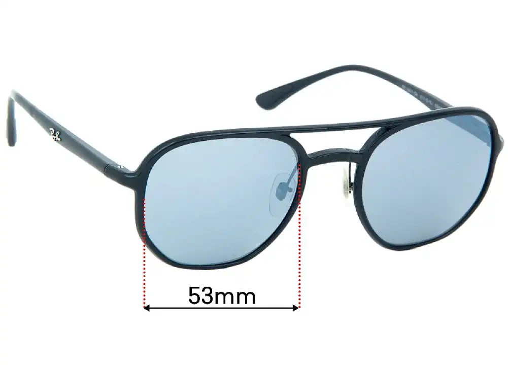 Sunglass Fix Lentilles de Remplacement pour Ray-Ban RB4321-CH Chromance - 53mm Wide Sunglass Fix Lentilles de Remplacement pour Ray-Ban RB4321-CH Chromance - 53mm Wide