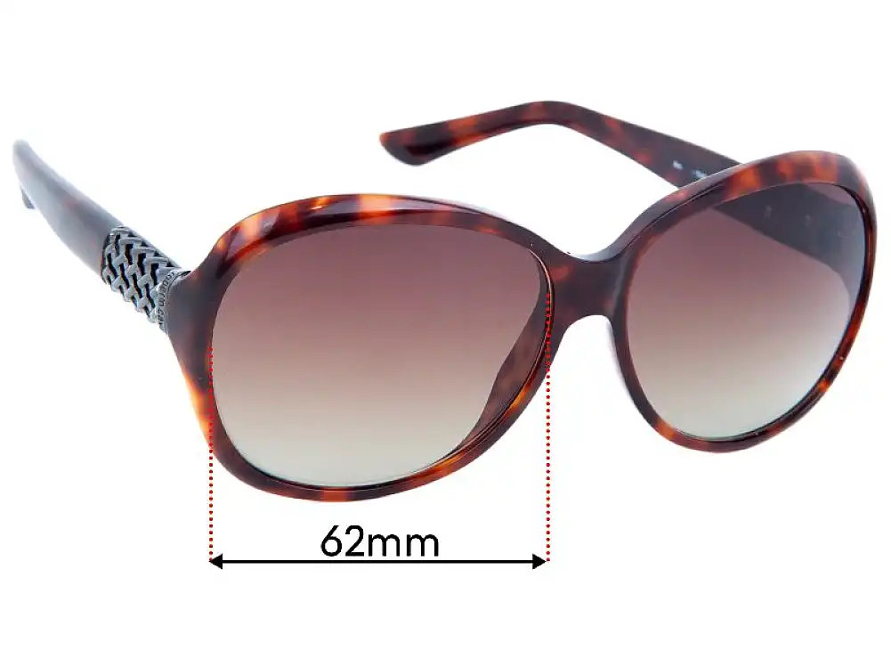 Sunglass Fix Verres de Remplacement pour Roberto Cavalli Amarillide - 62mm Wide Sunglass Fix Verres de Remplacement pour Roberto Cavalli Amarillide - 62mm Wide