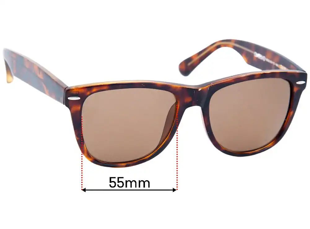 Sunglass Fix Verres de Remplacement pour Glassing Soul - 55mm Wide Sunglass Fix Verres de Remplacement pour Glassing Soul - 55mm Wide