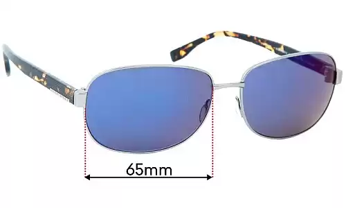 Hugo Boss 0702/F/S Replacement Lenses - 65mm Sunglass Fix Replacement Lenses for Hugo Boss 0702/F/S - 65mm Wide