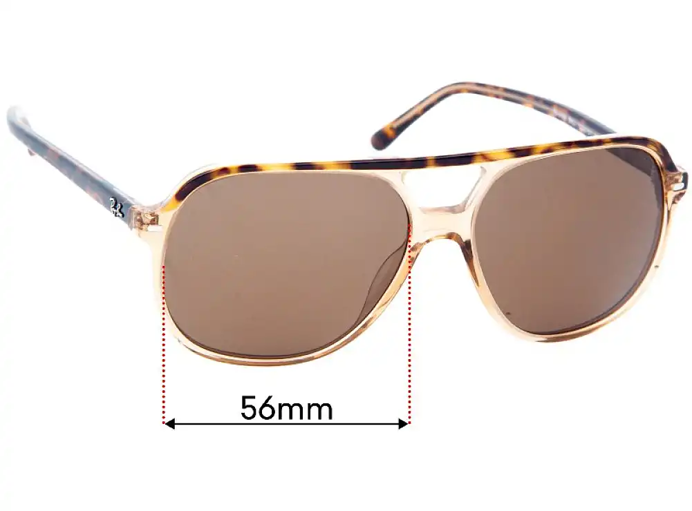 Sunglass Fix Lentilles de Remplacement pour Ray-Ban RB2198 Bill - 56mm Wide Sunglass Fix Lentilles de Remplacement pour Ray-Ban RB2198 Bill - 56mm Wide