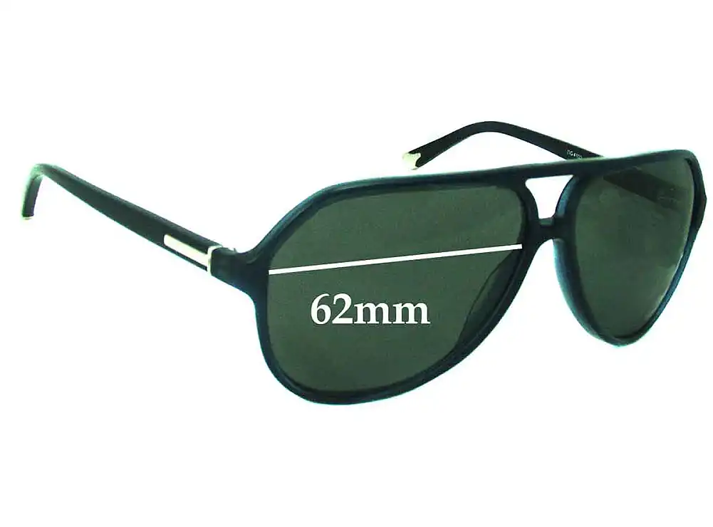 Sunglass Fix Verres de Remplacement pour Dolce & Gabbana DG4102 - 62mm Wide Sunglass Fix Verres de Remplacement pour Dolce & Gabbana DG4102 - 62mm Wide