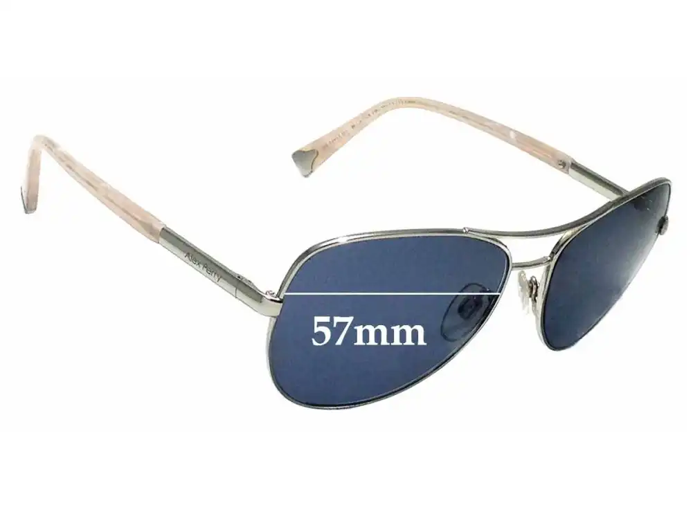 Sunglass Fix Verres de Remplacement pour Alex Perry AP Sun Rx 25 - 57mm Wide Sunglass Fix Verres de Remplacement pour Alex Perry AP Sun Rx 25 - 57mm Wide