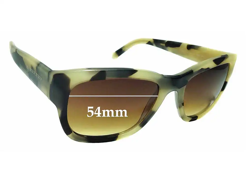 Sunglass Fix Verres de Remplacement pour Burberry B 4188 - 54mm Wide Sunglass Fix Verres de Remplacement pour Burberry B 4188 - 54mm Wide