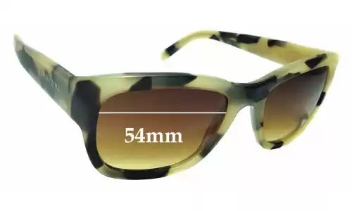 Sunglass Fix Verres de Remplacement pour Burberry B 4188 - 54mm Wide Sunglass Fix Verres de Remplacement pour Burberry B 4188 - 54mm Wide