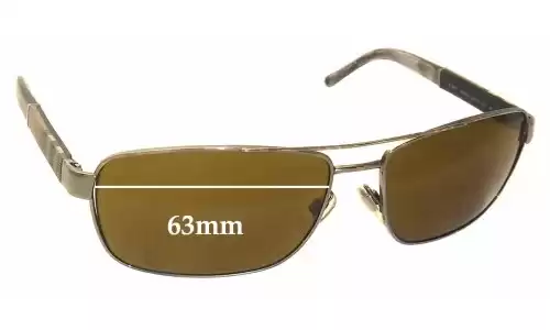 Sunglass Fix Verres de Remplacement pour Burberry B 3081 - 63mm Wide Sunglass Fix Verres de Remplacement pour Burberry B 3081 - 63mm Wide