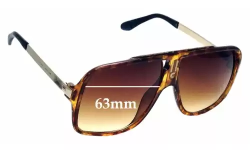 Sunglass Fix Verres de Remplacement pour Carrera 5557 - 63mm Wide Sunglass Fix Verres de Remplacement pour Carrera 5557 - 63mm Wide