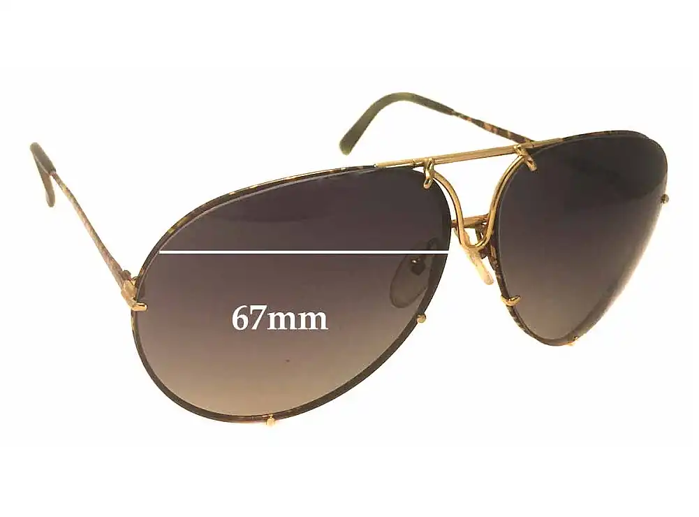 Sunglass Fix Lentilles de Remplacement pour Carrera 5621A - 67mm Wide Sunglass Fix Lentilles de Remplacement pour Carrera 5621A - 67mm Wide