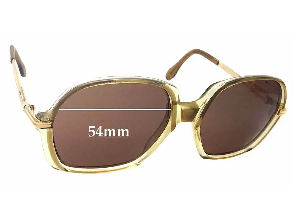 Sunglass Fix Verres de Remplacement pour Cazal MOD 306 - 54mm Wide Sunglass Fix Verres de Remplacement pour Cazal MOD 306 - 54mm Wide