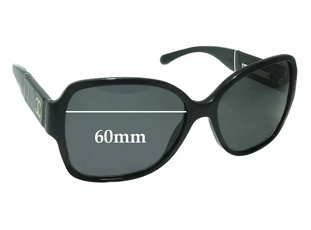 Sunglass Fix Verres de Remplacement pour Chanel 1345/3C - 60mm Wide Sunglass Fix Verres de Remplacement pour Chanel 1345/3C - 60mm Wide