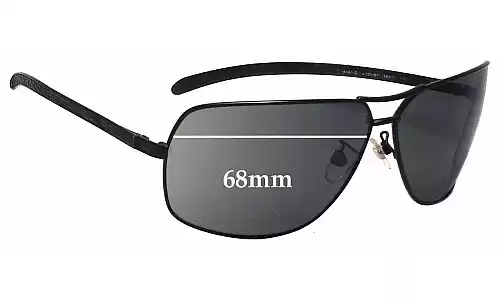Sunglass Fix Lentilles de Remplacement pour Chanel 4141-Q - 68mm Wide Chanel 4141-Q Lentilles de Remplacement 68mm wide