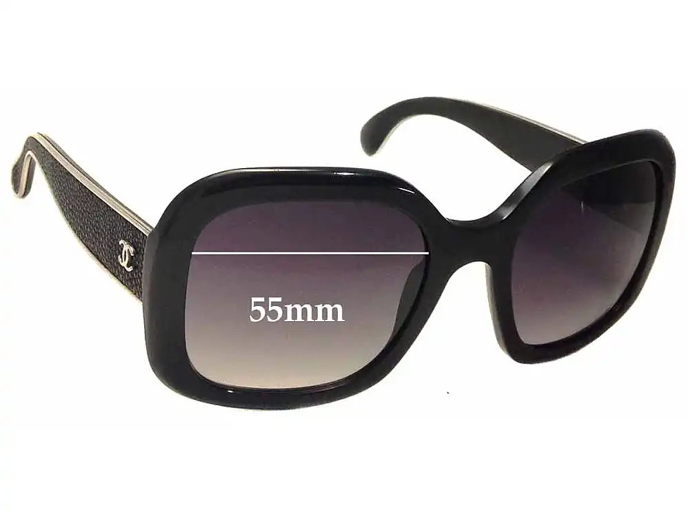 Sunglass Fix Verres de Remplacement pour Chanel 5272-Q - 55mm Wide Sunglass Fix Verres de Remplacement pour Chanel 5272-Q - 55mm Wide