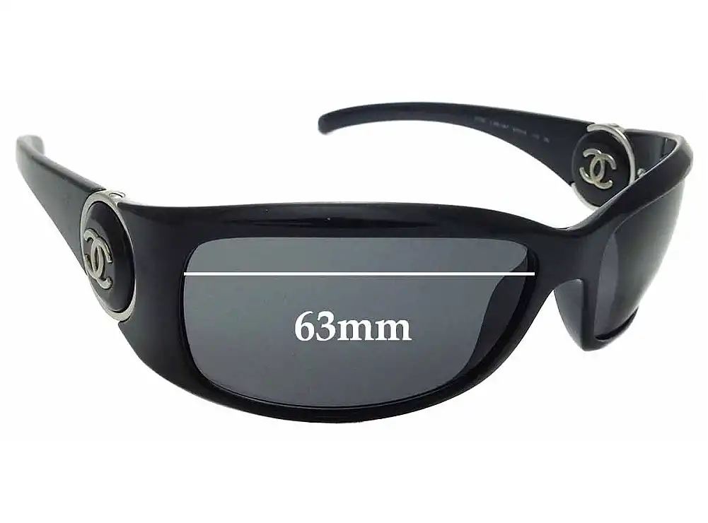 Sunglass Fix Verres de Remplacement pour Chanel 6030 - 63mm Wide Sunglass Fix Verres de Remplacement pour Chanel 6030 - 63mm Wide