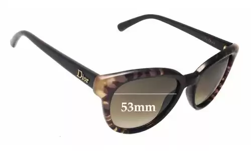 Sunglass Fix Verres de Remplacement pour Christian Dior Tiedye 2 - 53mm Wide Sunglass Fix Verres de Remplacement pour Christian Dior Tiedye 2 - 53mm Wide