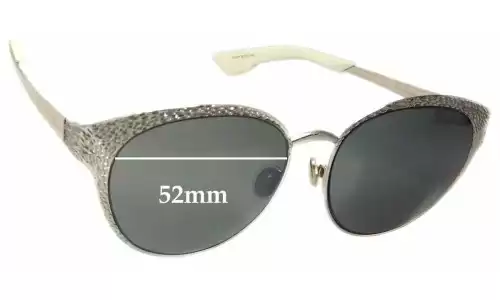 Sunglass Fix Verres de Remplacement pour Christian Dior Unique - 52mm Wide Sunglass Fix Verres de Remplacement pour Christian Dior Unique - 52mm Wide