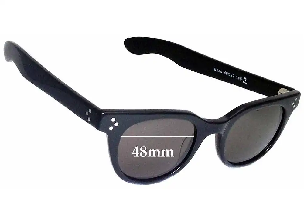 Sunglass Fix Verres de Remplacement pour Circa Beau - 48mm Wide Sunglass Fix Verres de Remplacement pour Circa Beau - 48mm Wide