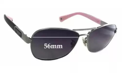 Sunglass Fix Verres de Remplacement pour Coach HC7012 Caroline - 56mm Wide Sunglass Fix Verres de Remplacement pour Coach HC7012 Caroline - 56mm Wide