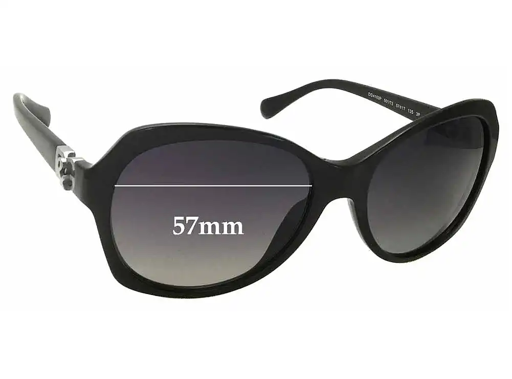 Sunglass Fix Verres de Remplacement pour Dolce & Gabbana DG4163P - 57mm Wide Sunglass Fix Verres de Remplacement pour Dolce & Gabbana DG4163P - 57mm Wide