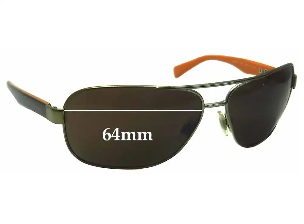 Sunglass Fix Verres de Remplacement pour Dolce & Gabbana DG2120P - 64mm Wide Sunglass Fix Verres de Remplacement pour Dolce & Gabbana DG2120P - 64mm Wide