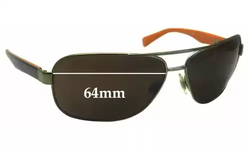 Sunglass Fix Verres de Remplacement pour Dolce & Gabbana DG2120P - 64mm Wide Sunglass Fix Verres de Remplacement pour Dolce & Gabbana DG2120P - 64mm Wide