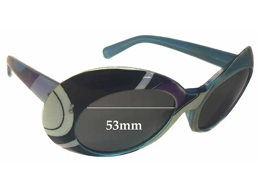 Sunglass Fix Verres de Remplacement pour Emilio Pucci Polyvore - 53mm Wide Sunglass Fix Verres de Remplacement pour Emilio Pucci Polyvore - 53mm Wide