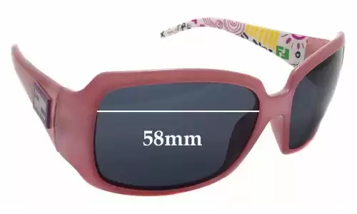 Sunglass Fix Verres de Remplacement pour Fendi FS 507 - 58mm Wide Sunglass Fix Verres de Remplacement pour Fendi FS 507 - 58mm Wide