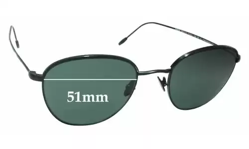 Sunglass Fix Verres de Remplacement pour Giorgio Armani AR 6048 - 51mm Wide Sunglass Fix Verres de Remplacement pour Giorgio Armani AR 6048 - 51mm Wide