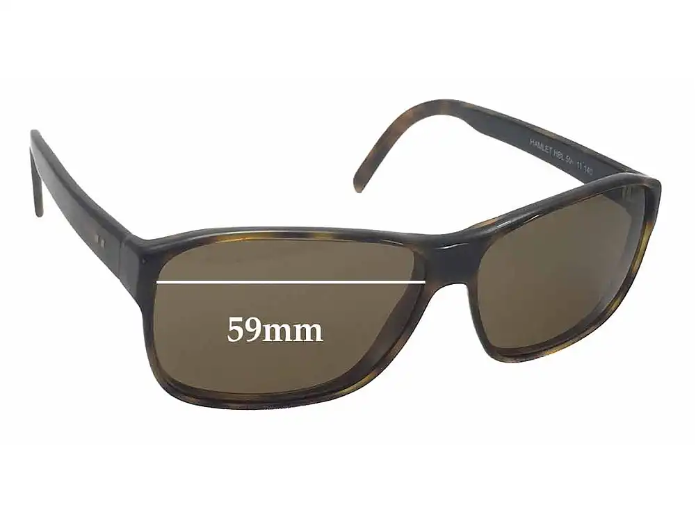 Sunglass Fix Verres de Remplacement pour Gotti HBL - 59mm Wide Sunglass Fix Verres de Remplacement pour Gotti HBL - 59mm Wide