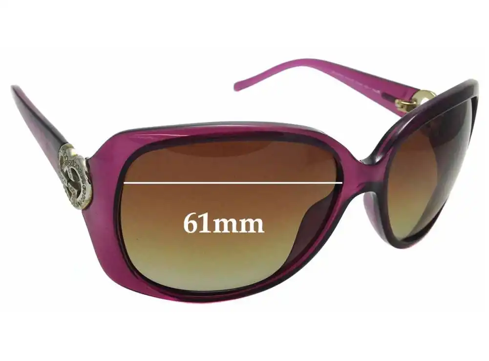 Sunglass Fix Verres de Remplacement pour Gucci GG3548/S - 61mm Wide Sunglass Fix Verres de Remplacement pour Gucci GG3548/S - 61mm Wide