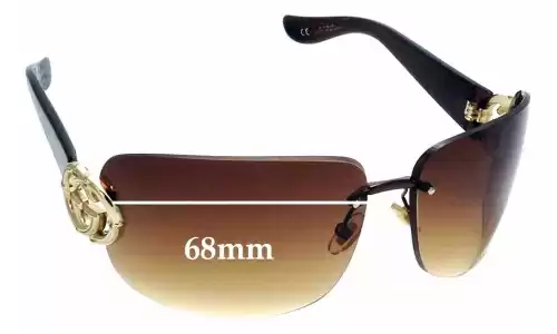 Sunglass Fix Verres de Remplacement pour Gucci GG2833/S - 68mm Wide Sunglass Fix Verres de Remplacement pour Gucci GG2833/S - 68mm Wide