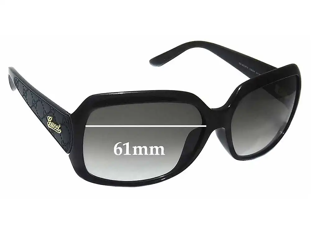 Sunglass Fix Verres de Remplacement pour Gucci GG3622/F/S - 61mm Wide Sunglass Fix Verres de Remplacement pour Gucci GG3622/F/S - 61mm Wide