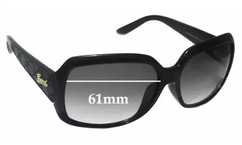 Sunglass Fix Verres de Remplacement pour Gucci GG3622/F/S - 61mm Wide Sunglass Fix Verres de Remplacement pour Gucci GG3622/F/S - 61mm Wide