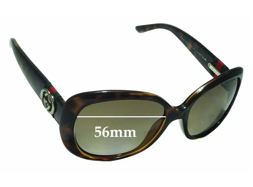 Sunglass Fix Verres de Remplacement pour Gucci GG3644/S - 56mm Wide Sunglass Fix Verres de Remplacement pour Gucci GG3644/S - 56mm Wide