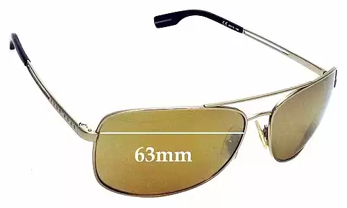 Sunglass Fix Lentilles de Remplacement pour Hugo Boss 0004/S - 63mm Wide Hugo Boss 0004/S Lentilles de Remplacement 63mm wide