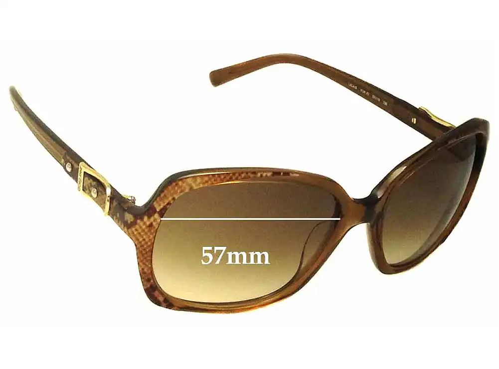 Sunglass Fix Verres de Remplacement pour Jimmy Choo Lela/S - 57mm Wide Sunglass Fix Verres de Remplacement pour Jimmy Choo Lela/S - 57mm Wide