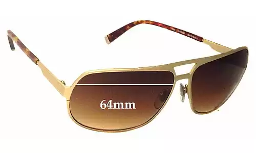 Sunglass Fix Verres de Remplacement pour John Varvatos Varvatos V763 - 64mm Wide Sunglass Fix Verres de Remplacement pour John Varvatos Varvatos V763 - 64mm Wide