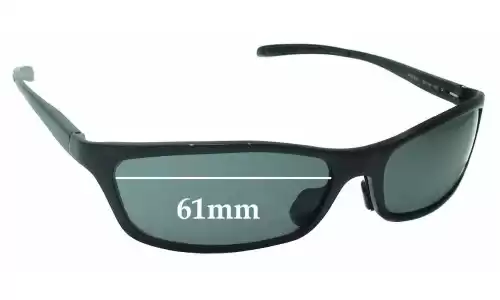 Sunglass Fix Verres de Remplacement pour Jonathan Paul JPS01 - 61mm Wide Sunglass Fix Verres de Remplacement pour Jonathan Paul JPS01 - 61mm Wide