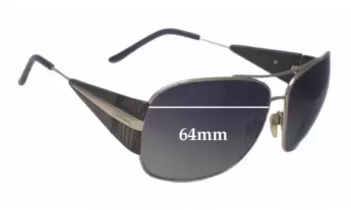 Sunglass Fix Verres de Remplacement pour Just Cavalli Just Cavalli - 64mm Wide Sunglass Fix Verres de Remplacement pour Just Cavalli Just Cavalli - 64mm Wide