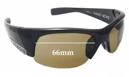 Sunglass Fix Verres de Remplacement pour Kaenon Hard Kore - 66mm Wide Sunglass Fix Verres de Remplacement pour Kaenon Hard Kore - 66mm Wide
