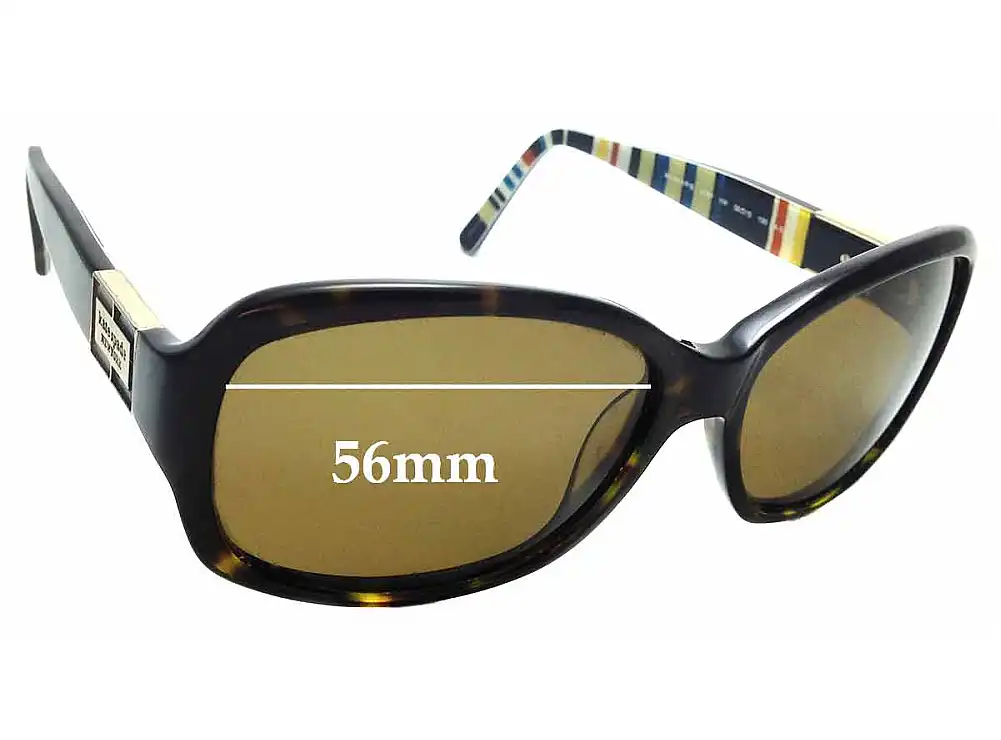 Sunglass Fix Verres de Remplacement pour Kate Spade Annika/P/S - 56mm Wide Sunglass Fix Verres de Remplacement pour Kate Spade Annika/P/S - 56mm Wide