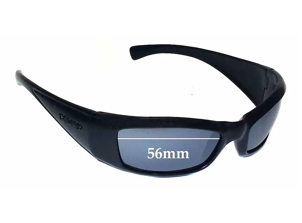 Sunglass Fix Verres de Remplacement pour Mako Unknown Model - 56mm Wide Sunglass Fix Verres de Remplacement pour Mako Unknown Model - 56mm Wide