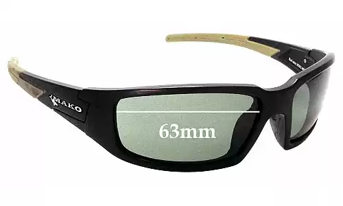 Sunglass Fix Verres de Remplacement pour Mako Ballistic - 63mm Wide Sunglass Fix Verres de Remplacement pour Mako Ballistic - 63mm Wide
