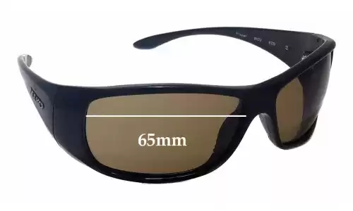 Sunglass Fix Verres de Remplacement pour Mako flipper 9553 - 65mm Wide Sunglass Fix Verres de Remplacement pour Mako flipper 9553 - 65mm Wide