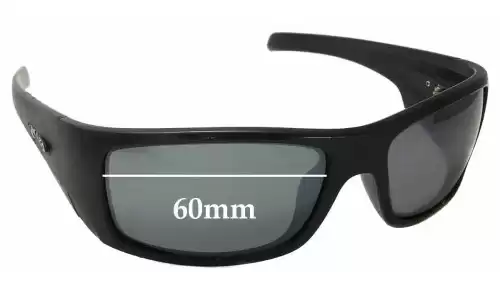 Sunglass Fix Lentilles de Remplacement pour Mako Indestructible 9578 - 60mm Wide Mako Indestructible 9578 Lentilles de Remplacement 60mm wide