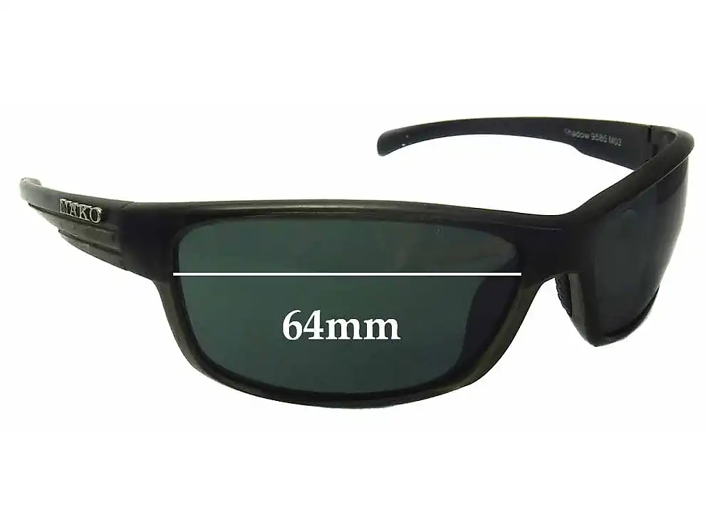 Sunglass Fix Lentilles de Remplacement pour Mako Shadow 9585 - 64mm Wide Sunglass Fix Lentilles de Remplacement pour Mako Shadow 9585 - 64mm Wide