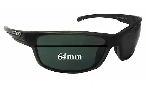 Sunglass Fix Lentilles de Remplacement pour Mako Shadow 9585 - 64mm Wide Mako Shadow 9585 Lentilles de Remplacement 64mm wide