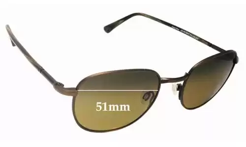 Sunglass Fix Verres de Remplacement pour Maui Jim MJ292 Hana Hou - 51mm Wide Sunglass Fix Verres de Remplacement pour Maui Jim MJ292 Hana Hou - 51mm Wide